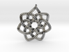 7 pointed woven pendant 3d printed 