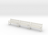 Park Bench Scale 1:55 Set 3d printed 