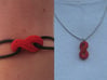 Infinite Loop and Hidden Heart Pendant/Bracelet 3d printed 