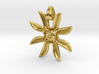 Flower power ! [pendant] 3d printed 