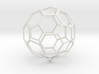 Carbon Buckyball (C60) 3d printed 