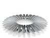 Calatrava Jewellery forms 140 60mm dia pendant 3d printed 