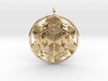 Hexagonal mandala pendant 3d printed 