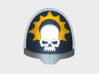 10x Halo Skull - G:11a Shoulder Pads 3d printed 