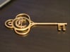 Rise of the Tomb Raider - Croft Manor Master Key 3d printed Actual Product - Natural Brass