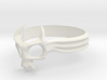 Skull Mask Ring -v2 3d printed 