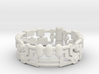 Mecha Ring (size 10ish in metal) 3d printed 