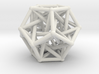 Dodecahedron & 5 tetrahedrons 3d printed 