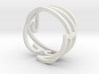 Swirly Elven Ring (size 9) 3d printed 