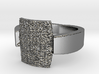 Dainty Squared Rugged Ring 3d printed 