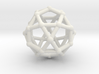 Icosidodecahedron 3d printed 