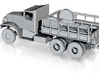 1/87 Scale White 6-ton 6x6 Cargo Truck 3d printed 
