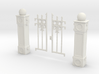 Iron Fence Gate 3d printed 