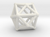 Tetrakishexahedron 3d printed 