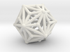 Triakisicosahedron 3d printed 