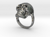 Skull ring size 50 / 5 3/8 (ask for other size) 3d printed 