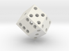 Rhombic die (2.5 cm) 3d printed 