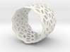 geometric ring 7 3d printed 