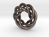 4 strand right hand mobius spiral charm bead 3d printed 