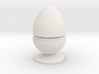 Two part hollow egg shell with foot 3d printed 