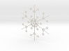 Snowflake Tree Ornament 3d printed 