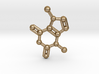 Theobromine (Chocolate) Molecule Necklace / Keycha 3d printed 