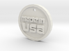 Born in USA Necklace 3d printed 
