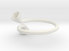 Double Trumpet Ring 2 3d printed 