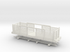 HOn30 28ft Flatcar with pulpwood rack  3d printed 