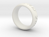 Custom Ring Outside Inscription  3d printed 