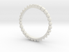 CubePrismSphere Ring 3d printed 