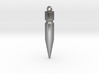Eric's silver bullet pendant 3d printed 