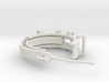 Earring ring 3d printed 