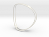 Curved ring 3d printed 