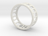 Binary ring 3d printed 