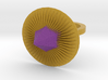 Purple Spike Ring 3d printed 