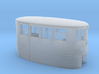 Small Passenger Trolley - Open Windows - Z Scale  3d printed 