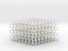 Hexagonal Diamond lattice 3d printed 