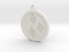 Rarity cutie mark pendant my little pony 3d printed 