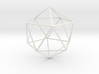 Wireframe Sphere 3d printed 