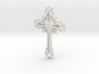 Baroque Cross 3d printed 