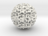 Odd ball Mathematical Art 5cm diameter 3d printed 