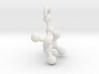 Pendant- Molecule- Fructose (sugar) 3d printed 