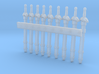 swords in scabbard for 25mm miniatures (16mm long) 3d printed 