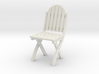 1:24 Wood Folding Chair (Not Full Size) 3d printed 