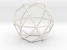 Icosidodecahedron 100mm 3d printed 