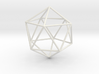 Icosahedron 100mm 3d printed 