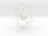 Atom planetary model 3d printed 
