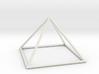 square pyramid 70mm 3d printed 