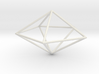 pentagonal dipyramid 70mm 3d printed 